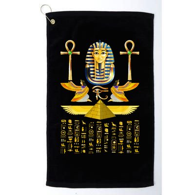 Egyptian Pyramids Pharaoh Tut King Tutankhamun Golf Towel