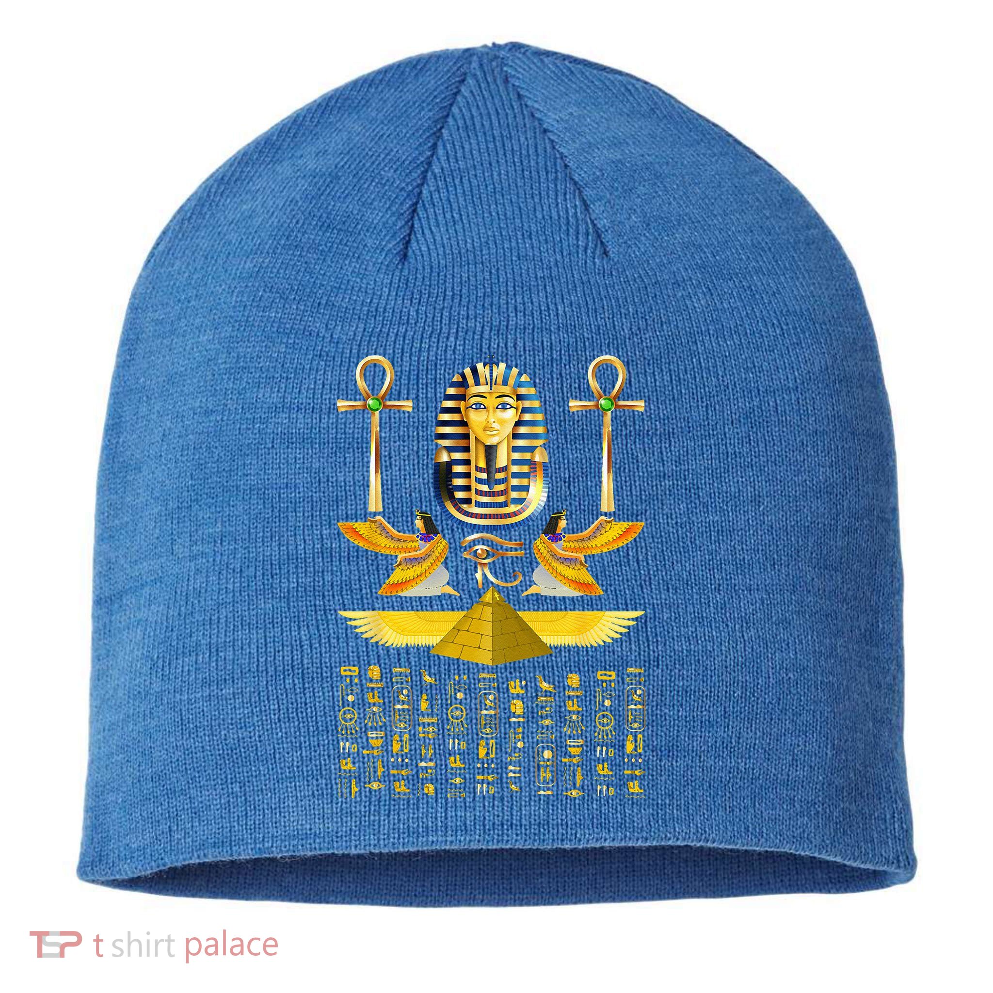 Egyptian Pyramids Pharaoh Tut King Tutankhamun Sustainable Beanie