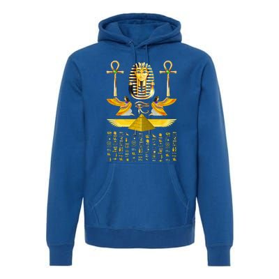 Egyptian Pyramids Pharaoh Tut King Tutankhamun Premium Hoodie