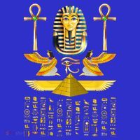 Egyptian Pyramids Pharaoh Tut King Tutankhamun Poster