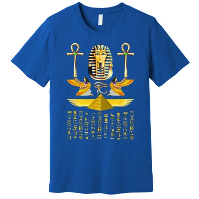 Egyptian Pyramids Pharaoh Tut King Tutankhamun Premium T-Shirt