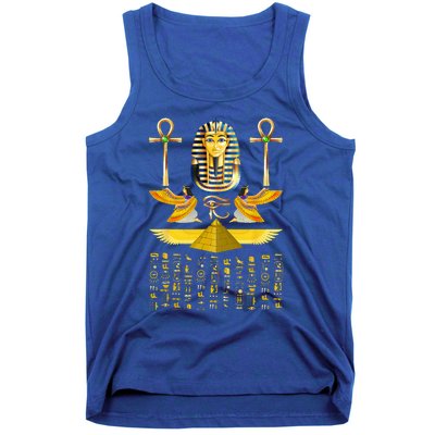 Egyptian Pyramids Pharaoh Tut King Tutankhamun Tank Top