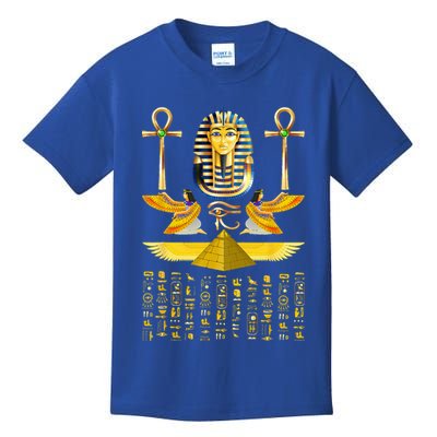 Egyptian Pyramids Pharaoh Tut King Tutankhamun Kids T-Shirt