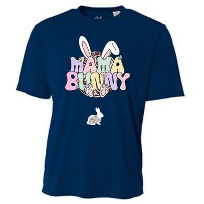 Easter Pregnancy Quote Pregnant Mom Mama Bunny Baby Bunny Cooling Performance Crew T-Shirt