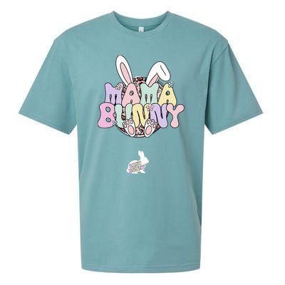 Easter Pregnancy Quote Pregnant Mom Mama Bunny Baby Bunny Sueded Cloud Jersey T-Shirt