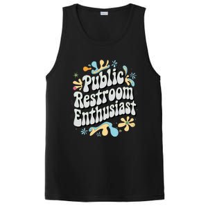 Embarrassing Public Restroom Inappropriate PosiCharge Competitor Tank