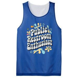 Embarrassing Public Restroom Inappropriate Mesh Reversible Basketball Jersey Tank