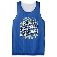 Embarrassing Public Restroom Inappropriate Mesh Reversible Basketball Jersey Tank