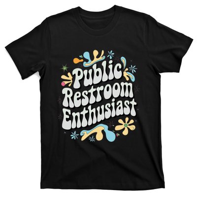 Embarrassing Public Restroom Funny Inappropriate T-Shirt