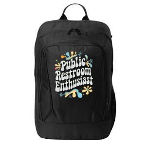 Embarrassing Public Restroom Funny Inappropriate City Backpack