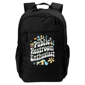 Embarrassing Public Restroom Funny Inappropriate Daily Commute Backpack