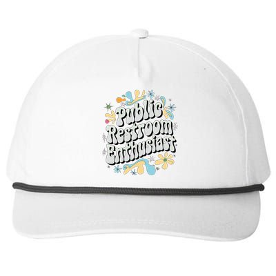 Embarrassing Public Restroom Funny Inappropriate Snapback Five-Panel Rope Hat