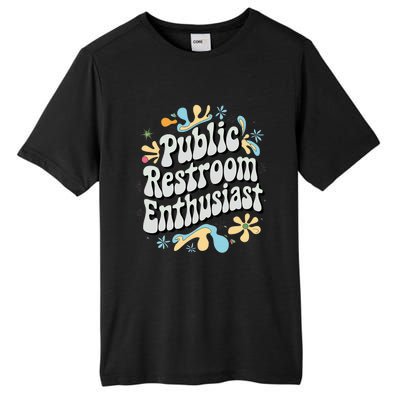 Embarrassing Public Restroom Funny Inappropriate Tall Fusion ChromaSoft Performance T-Shirt