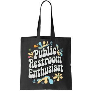 Embarrassing Public Restroom Funny Inappropriate Tote Bag