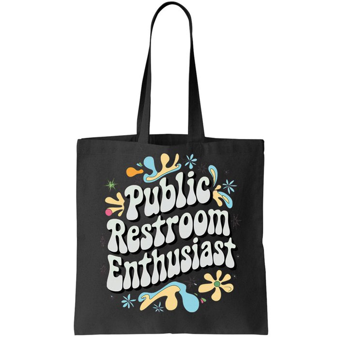 Embarrassing Public Restroom Funny Inappropriate Tote Bag