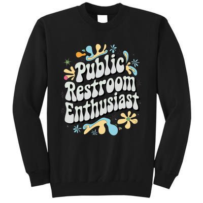 Embarrassing Public Restroom Funny Inappropriate Tall Sweatshirt