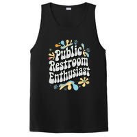 Embarrassing Public Restroom Funny Inappropriate PosiCharge Competitor Tank