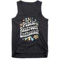 Embarrassing Public Restroom Funny Inappropriate Tank Top