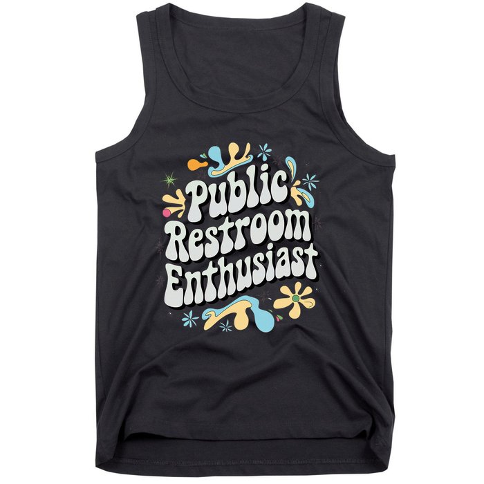 Embarrassing Public Restroom Funny Inappropriate Tank Top