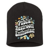 Embarrassing Public Restroom Funny Inappropriate Short Acrylic Beanie