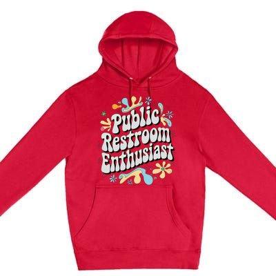 Embarrassing Public Restroom Funny Inappropriate Premium Pullover Hoodie