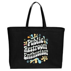 Embarrassing Public Restroom Funny Inappropriate Cotton Canvas Jumbo Tote