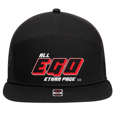 Ethan Page – Ring Of Ego 7 Panel Mesh Trucker Snapback Hat