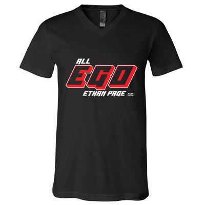 Ethan Page – Ring Of Ego V-Neck T-Shirt