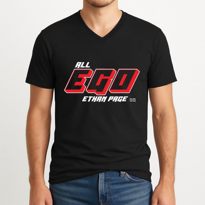 Ethan Page – Ring Of Ego V-Neck T-Shirt