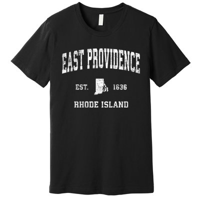 East Providence Rhode Island Ri Vintage Sports Premium T-Shirt