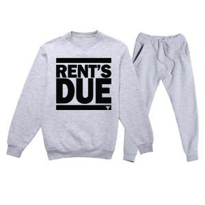 Embiid Project Rock Rents Due Premium Crewneck Sweatsuit Set