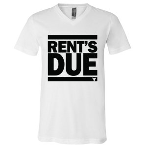 Embiid Project Rock Rents Due V-Neck T-Shirt