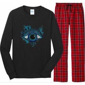 Eye Protection Symbol Magic Wisdom Light Amulet Horus Yoga Gift Long Sleeve Pajama Set