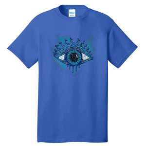 Eye Protection Symbol Magic Wisdom Light Amulet Horus Yoga Gift Tall T-Shirt