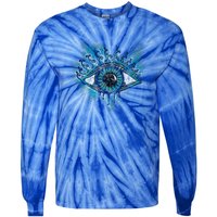 Eye Protection Symbol Magic Wisdom Light Amulet Horus Yoga Gift Tie-Dye Long Sleeve Shirt