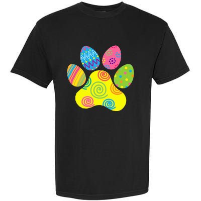 Easter Pet Sitter Paw Art Bunny Ears Eggs Funny Garment-Dyed Heavyweight T-Shirt