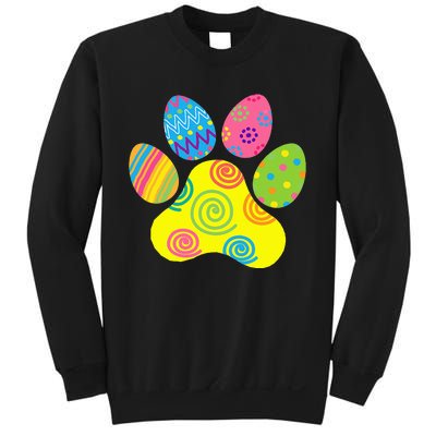 Easter Pet Sitter Paw Art Bunny Ears Eggs Funny Sweatshirt