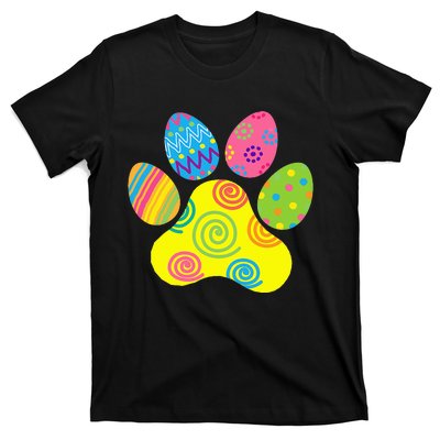 Easter Pet Sitter Paw Art Bunny Ears Eggs Funny T-Shirt