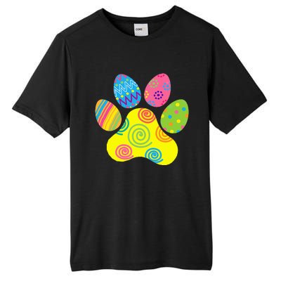 Easter Pet Sitter Paw Art Bunny Ears Eggs Funny Tall Fusion ChromaSoft Performance T-Shirt