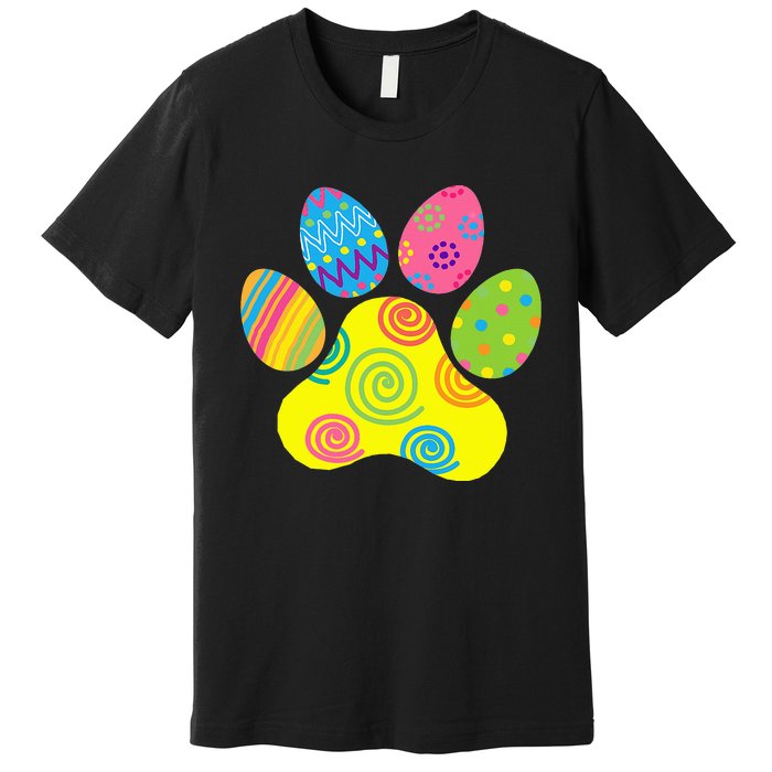 Easter Pet Sitter Paw Art Bunny Ears Eggs Funny Premium T-Shirt