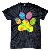 Easter Pet Sitter Paw Art Bunny Ears Eggs Funny Tie-Dye T-Shirt