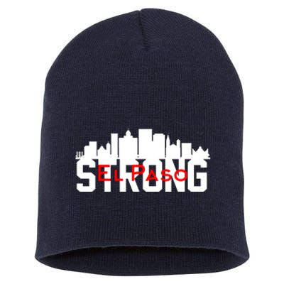 El Paso Strong #ElPaso Short Acrylic Beanie