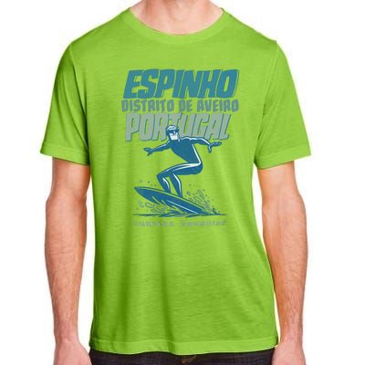 Espinho Portugal Surf Spot Adult ChromaSoft Performance T-Shirt