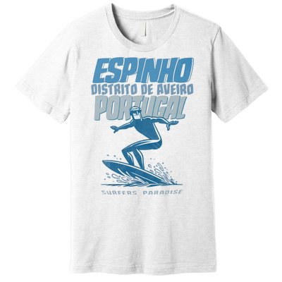 Espinho Portugal Surf Spot Premium T-Shirt