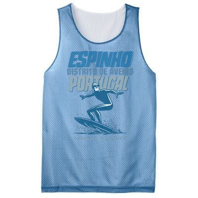 Espinho Portugal Surf Spot Mesh Reversible Basketball Jersey Tank