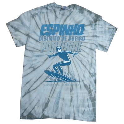 Espinho Portugal Surf Spot Tie-Dye T-Shirt