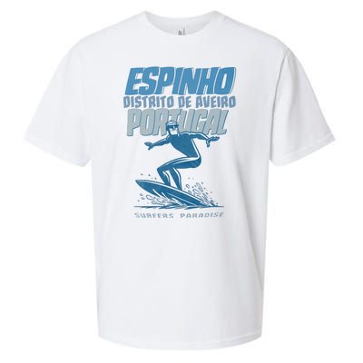 Espinho Portugal Surf Spot Sueded Cloud Jersey T-Shirt