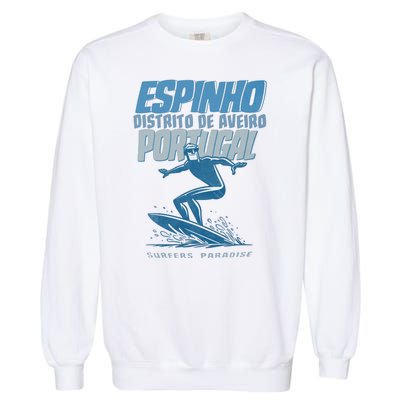 Espinho Portugal Surf Spot Garment-Dyed Sweatshirt