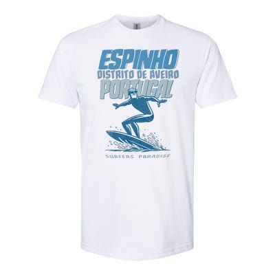 Espinho Portugal Surf Spot Softstyle CVC T-Shirt