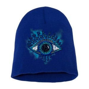 Eye Protection Symbol Magic Wisdom Light Amulet Horus Yoga Meaningful Gift Short Acrylic Beanie